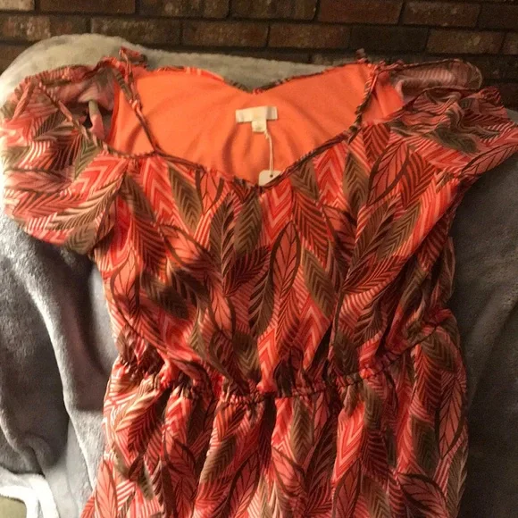 Women's Cold Shoulder Charming Charlie NWT Multi Colored Maxi Dress - Picture 1 of 10